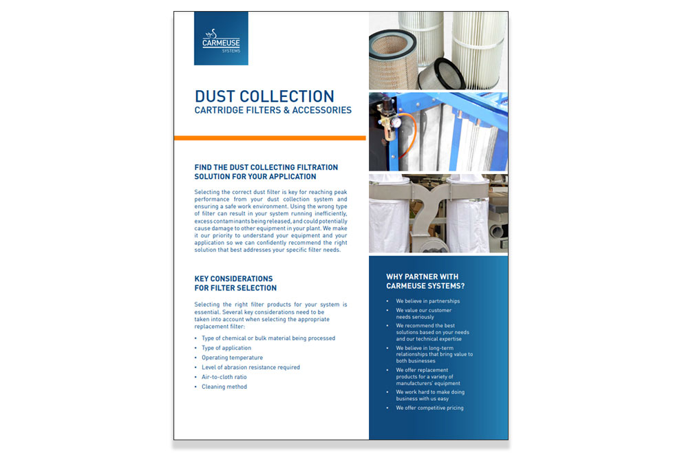Dust Collection Cartridge Filters & Accessories