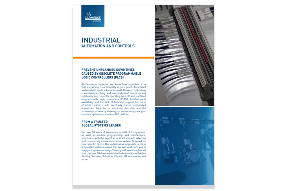 Industrial Automation and Controls Brochure