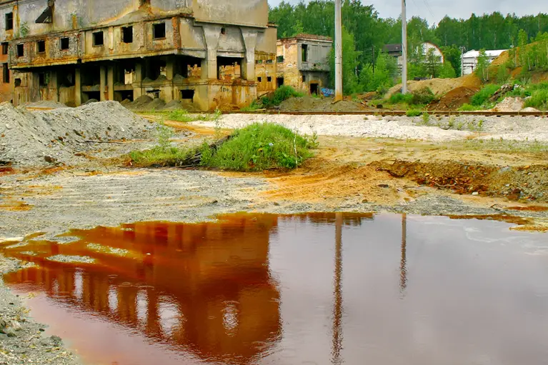 acid mine drainage