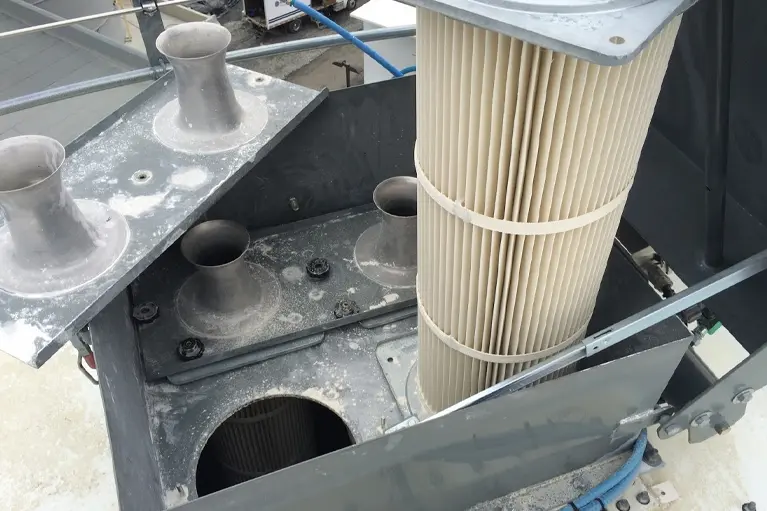 internal view of bin vent