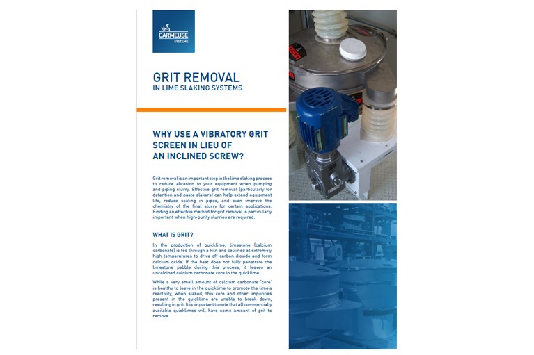 Grit Removal Brochure