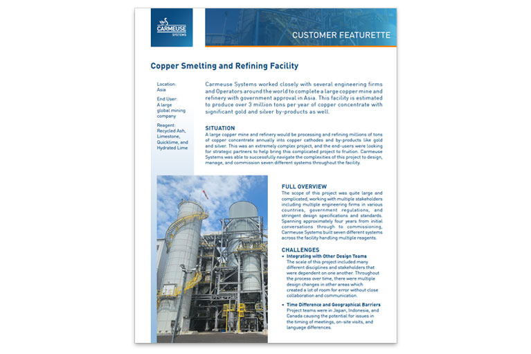 Customer Featurette - Copper Facility Photo
