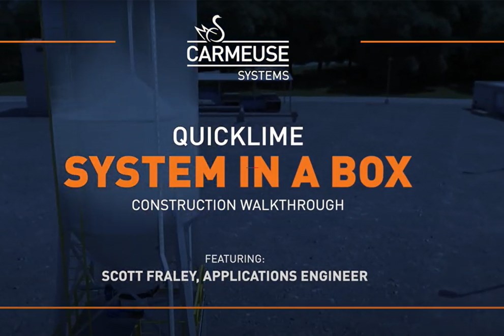 Construction Walkthrough of Pre-engineered Quicklime System
