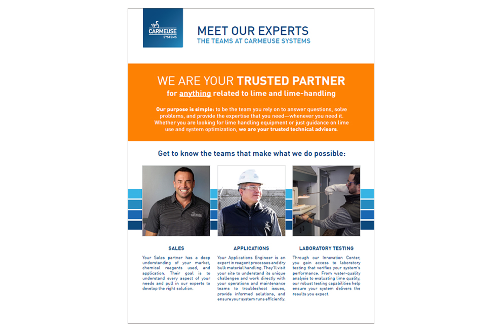 Meet Our Experts Brochure