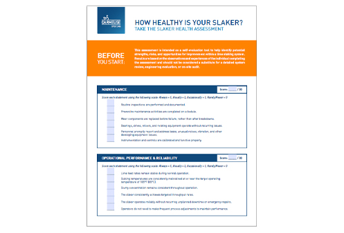 Slaker Health Assessment Smal